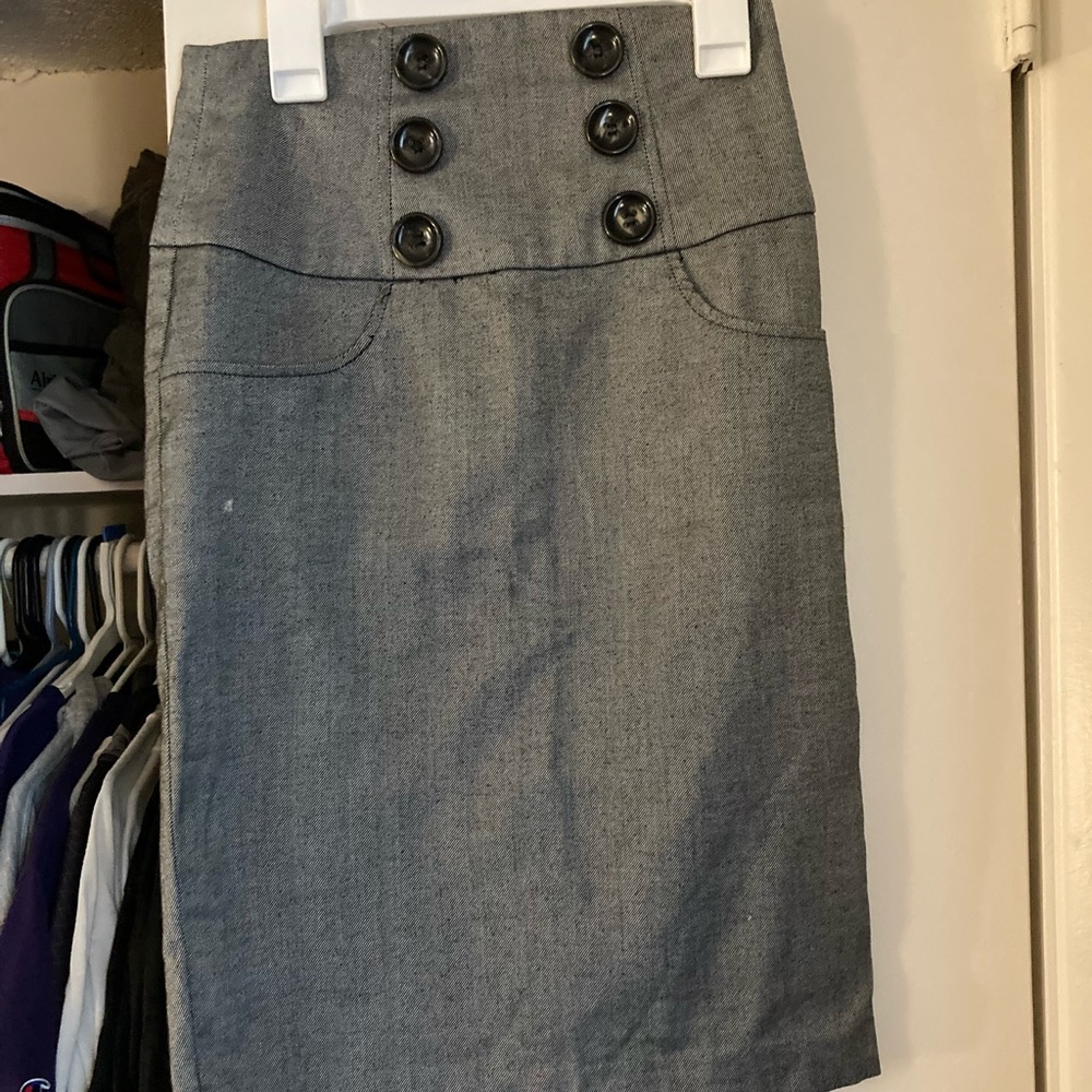 Zinc Pencil Skirt